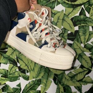 Converse Multicolor High-Top Sneakers